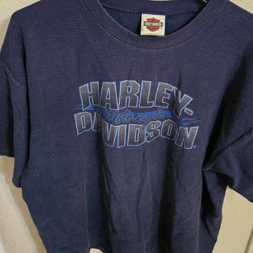 Harley-Davidson Blue Short Sleeve Tee